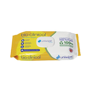 Uniwipe Bio Clinical Midi Wipes Biodegradable Wipes (Pack of 100) 1081