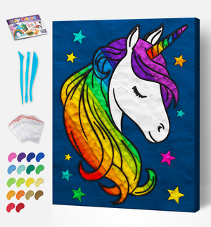 Clay Painting Kit 40x30cm - Unicorn