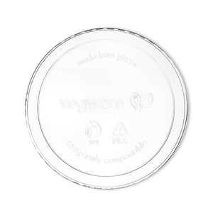 Vegware Deli Container Lid Round 8-32oz Clear (Pack of 500) VDC-120H