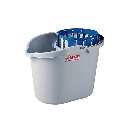 Vileda Supermop Bucket and Wringer 10 Litre Blue 138924