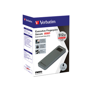 Verbatim Exec Fp Secure Ssd 512Gb