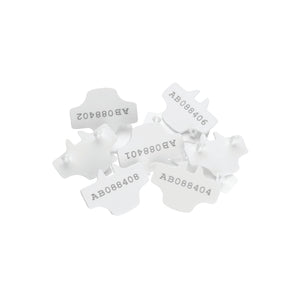 Versapak T2 Numbered Seals White (Pack of 500) NUMBEREDT2