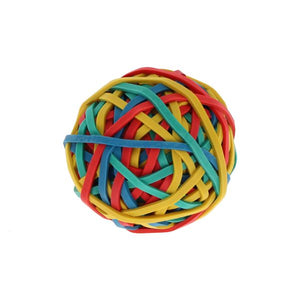 Rubber Ball Of Elastic Bands 100G