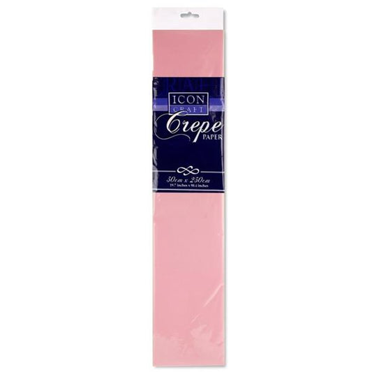 Crepe Paper 50x250cm - Baby Pink