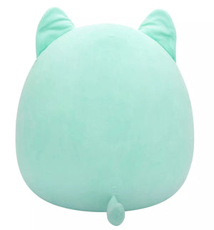 Squishmallows 20 Inch - Corinna Teal Cat with Tie-Dye Fuzzy Belly