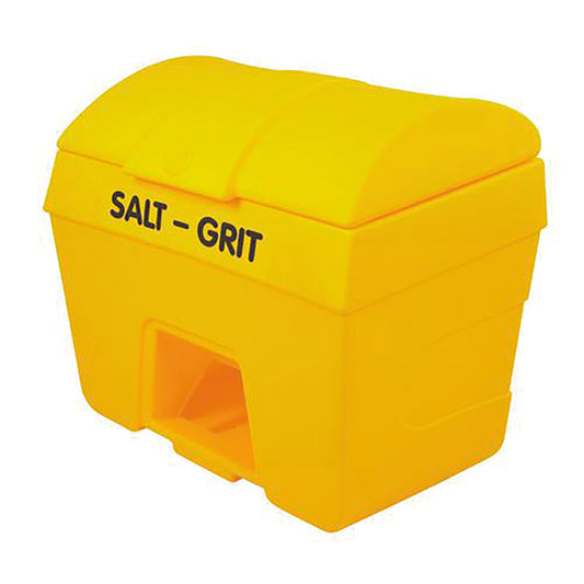 Salt/Grit Bin with Hopper Feed 200 Litre Yellow 317060