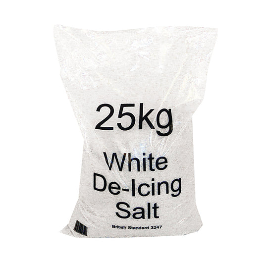 White Winter 25kg Bag De-Icing Salt (Pack of 10) 383499