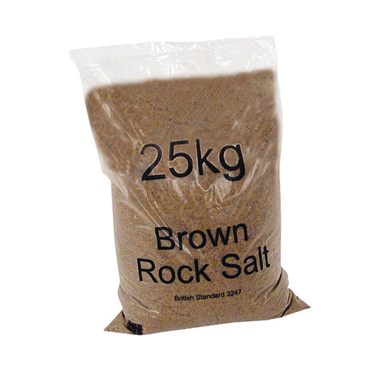 Dry Brown Rock Salt 25kg (Pack of 20) 384072