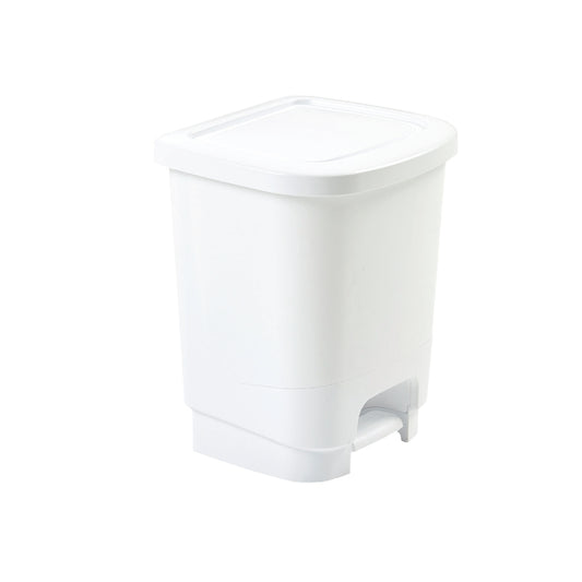 Whitefurze Pedal Bin 8 Litre White H10PB4