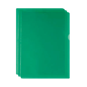 Green Cut Flush Folders (Pack of 100) WX01488