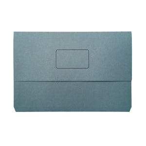 Document Wallet 220gsm Foolscap Blue (Pack of 50) 45913KIN02