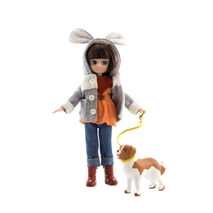 Lottie Doll - Walk in the Park Dog & Doll Set