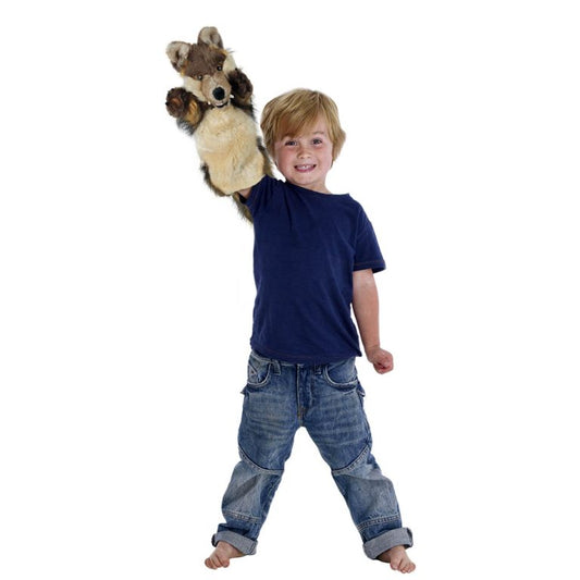 Long-Sleeved Glove Puppets: Wolf