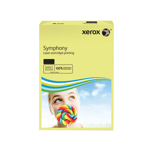 Xerox A3 Symphony Tinted 80gsm Pastel Yellow Copier Paper (Pack of 500) 003R91957