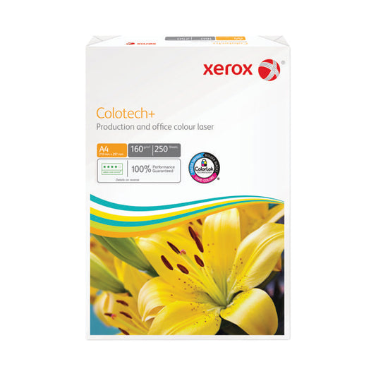 Xerox Colotech+ A4 Paper 160gsm White (Pack of 250) 003R99014