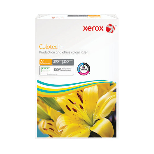 Xerox Colotech+ A4 Paper 200gsm White (Pack of 250) 003R99018