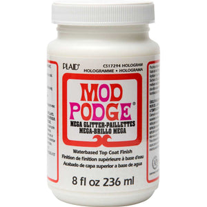 Mod Podge Mega Glitter Hologram 8oz/236ml