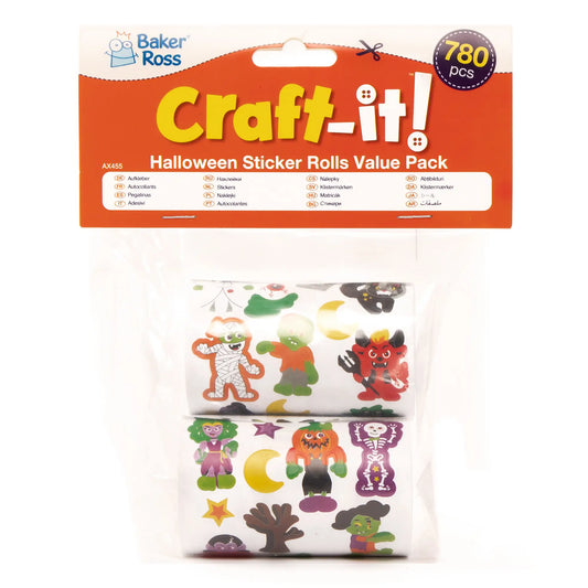 Halloween Sticker Rolls Value Pack (Pack of 780)