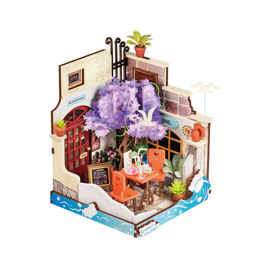 Rolife Sea Holiday Restaurant DIY Miniature House