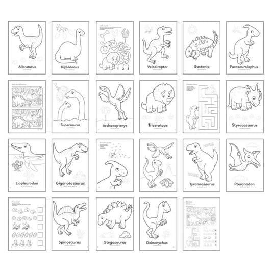 Orchard Toys Dinosaur Colouring Book