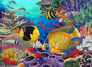 Painting By Numbers Junior Large - Caribbean Coral Reef