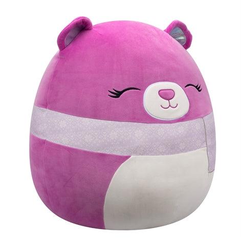 Squishmallows 20 Inch - Crisanta the Purple Bear with Scarf