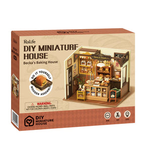 DIY Miniature House Kit - Becca's Baking House