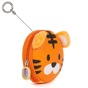 Boppi Tiny Trekker Keyring Pouch Coin Purse - Tiger