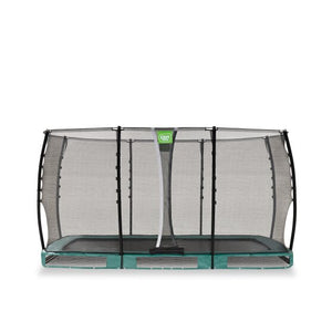 Exit Classic Ground Trampoline 214X366Cm Green