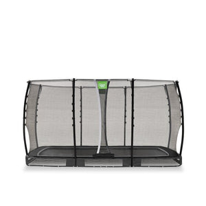 Exit Classic Ground Trampoline 214X366Cm Black