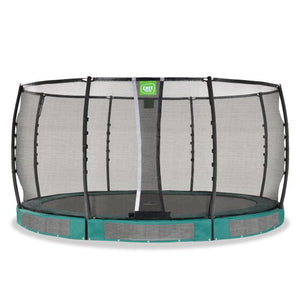 Exit Premium Ground Trampoline Ø427Cm Green