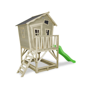 EXIT Crooky 500 Wooden Playhouse - Grey Beige