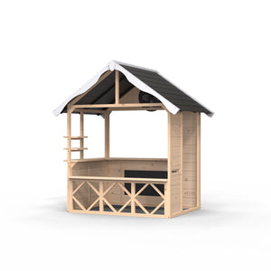 EXIT Hika Wooden Playhouse with Roleplay Wheel