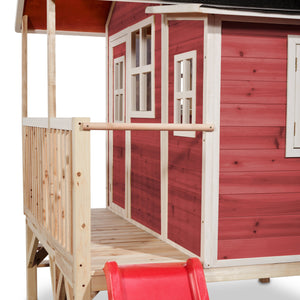 EXIT Loft 350 Wooden Playhouse - Red