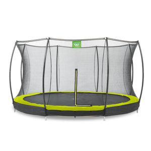 EXIT Silhouette Ground Trampoline + Safetynet 366cm (12ft)