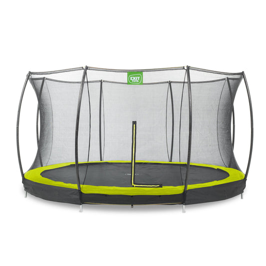 EXIT Silhouette Ground Trampoline + Safetynet 366cm (12ft)