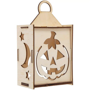 Halloween Wooden Lantern Kits (Pack of 3)