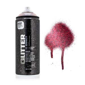 Montana Glitter EFFECT Spray Paint - X-Mas Red