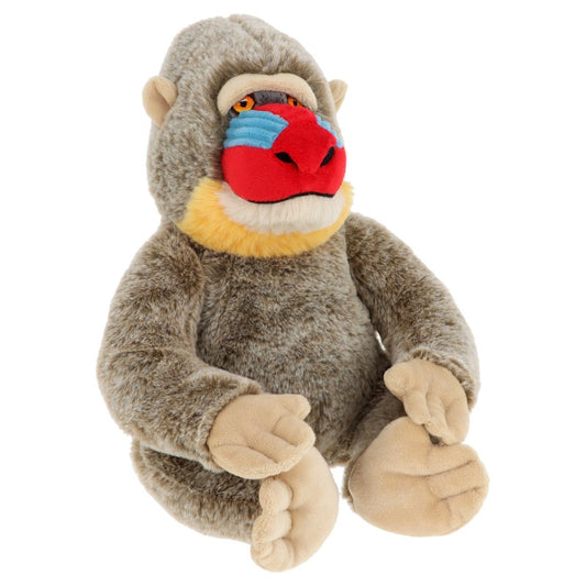 Keeleco Mandrill Monkey Plush Toy 25cm