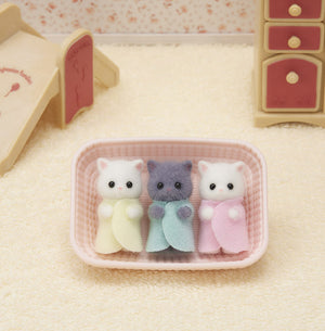 Sylvanian Families Persian Cat Triplets