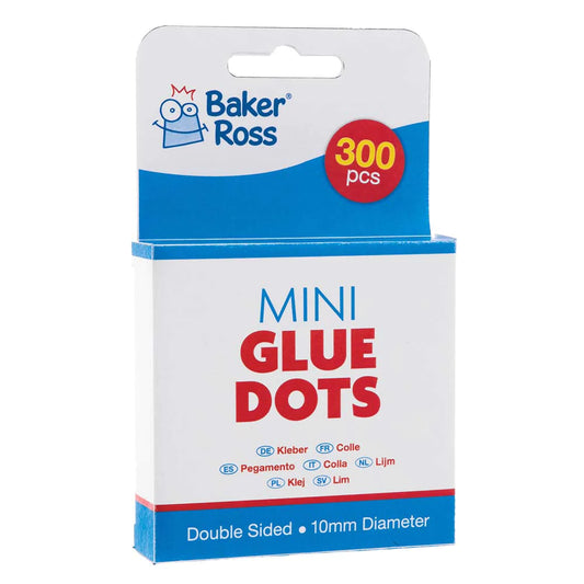 Baker Ross Mini Glue Dots (Pack of 300)