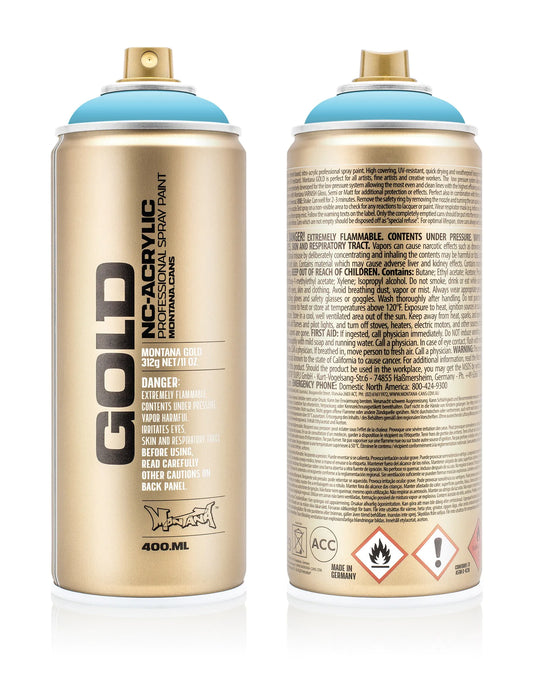 Montana GOLD Spray Paint 400ml - Baby Blue (G5020)