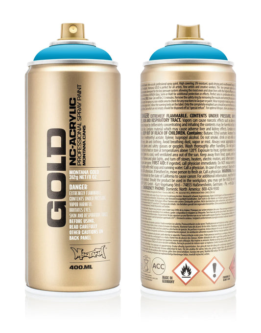 Montana GOLD Spray Paint 400ml - Light Blue (G5040)