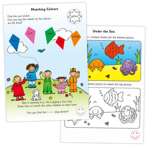 GALT Colour, Shapes and Sizes Sticker Book