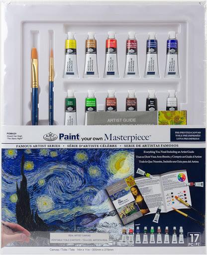 Paint Your Own Masterpiece Set - Starry Night