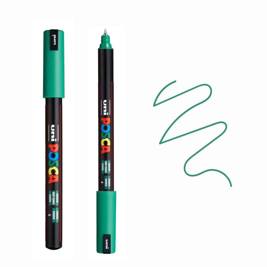 uni Posca PC-1Mr Ultra Fine Paint Marker - Green