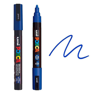 uni Posca PC-5M Medium Bullet Tip Paint Marker Blue