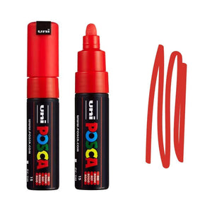 Posca PC-7M Marker Bold Bullet Tip Marker Red