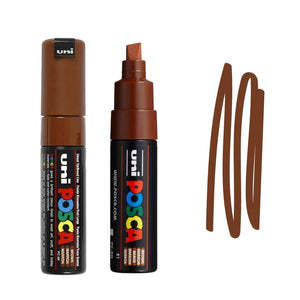 Posca PC-8K Broad Chisel Tip Paint Marker Brown