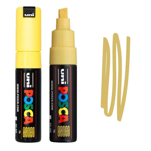 Posca PC-8K Broad Chisel Tip Paint Marker Straw Yellow